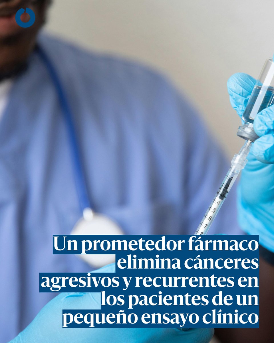Un prometedor fármaco elimina cánceres agresivos y recurrentes en los pacientes de un pequeño ensayo clínico eldiario.es/sociedad/prome…