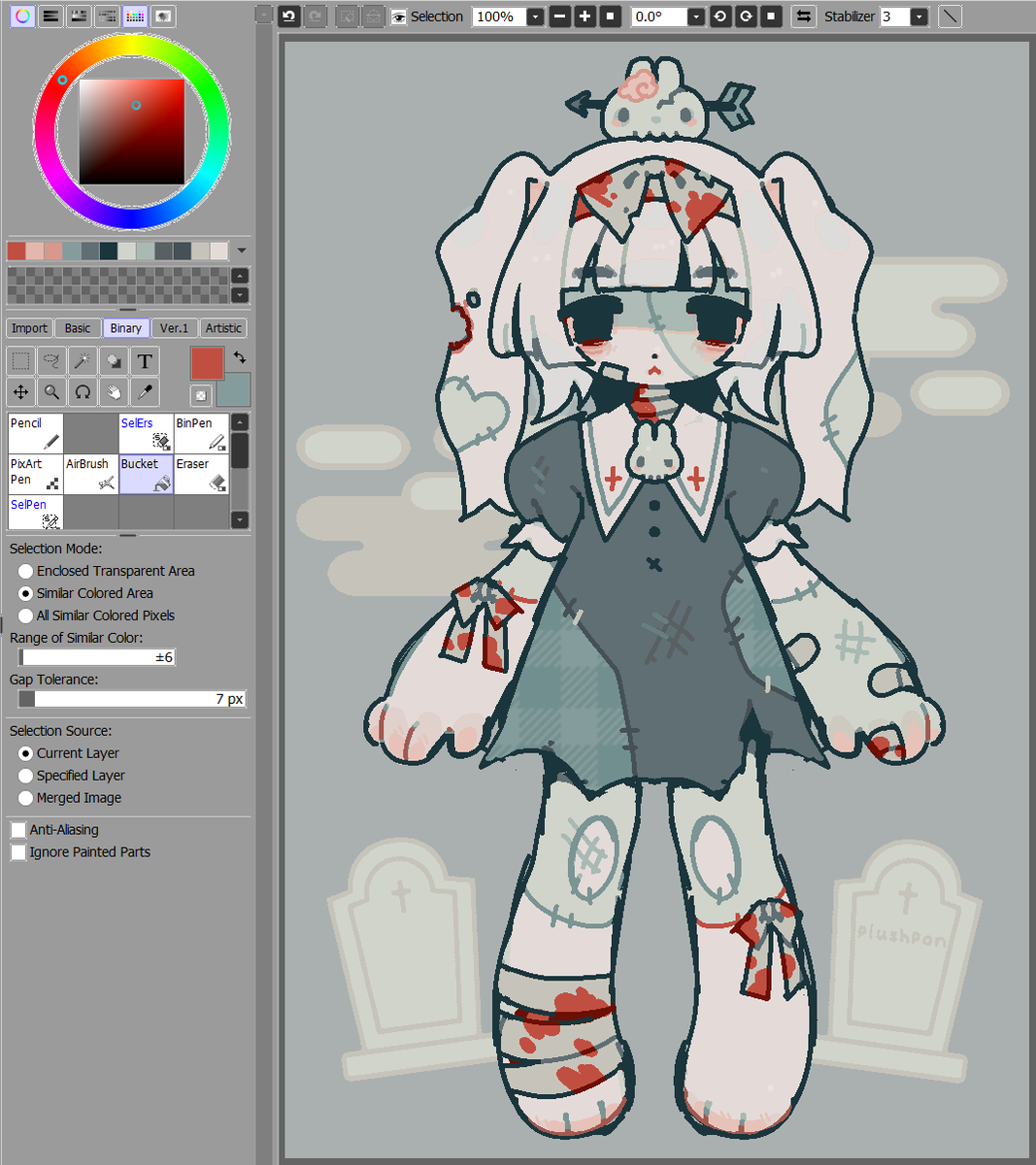 zombie bun ...! 🧠😱