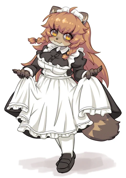ケモメイドいい...いいよね...の絵