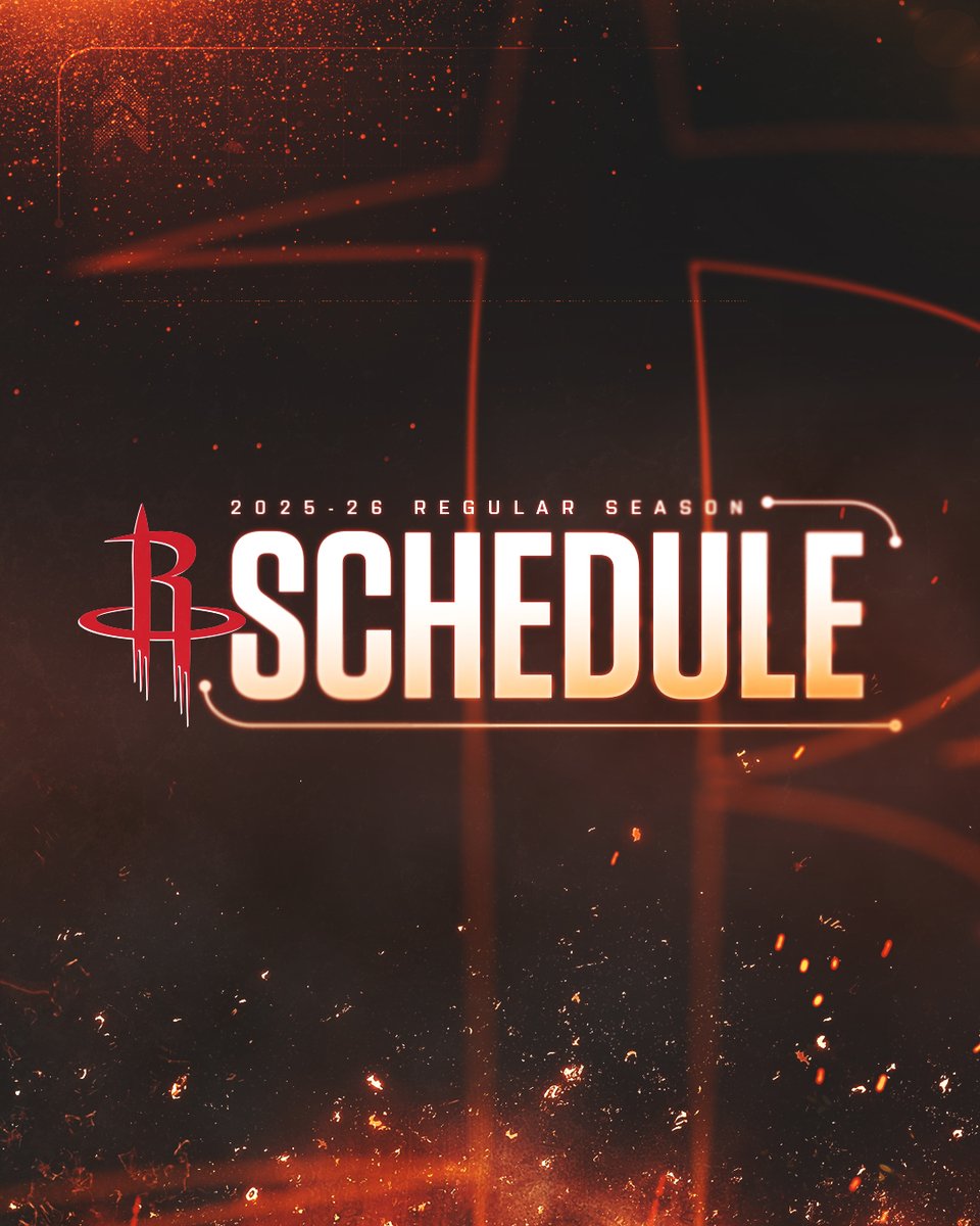 HoustonRockets's tweet image. Time to plan the next 7 months of your life 🗓️
Scroll down to see the full 2025-26 schedule!
🧵 THREAD