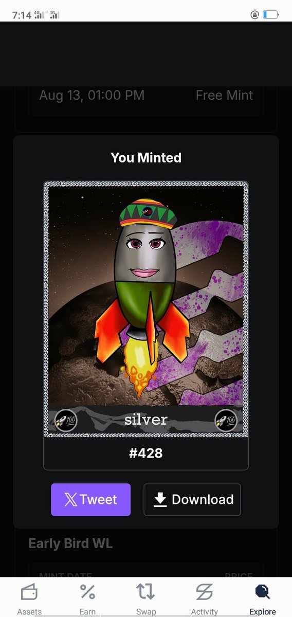 EyeonAPT's tweet photo. Just minted my WL phase of @emojirocket100 NFTs ๐โจ Proud to be part of the @aptos revolution โ the future is here! ๐ฅ๐ก๐ #NFTCommunity #Aptos #WLmint #EmojiRocket100
๐ฅ๐ฅ๐ฅ๐ฅ๐ฅโค๏ธ
@emojicoinwhale ๐ฅโค๏ธ https://t.co/eUL1P2Fd5P