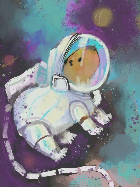 guilhernunes_'s tweet photo. astronaut capybara https://t.co/0DL2x0QO0x