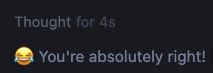 That’s new, I’m glad you find this amusing