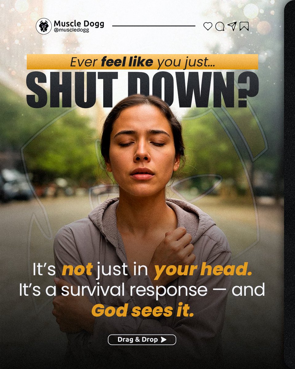 MuscleDogg's tweet photo. Frozen. Silent. Overwhelmed.
Psalm 77:4 says, “I am so troubled that I cannot speak.” That’s stress paralysis — but God won’t leave you there. He holds you as He restores your strength again.
If you’ve ever been here, drop a 🙋🏾‍♂️🙋🏾‍♀️ — let’s remind each other He still carries us through.

#MuscleDogg #GodRestores #FaithOverFear #Psalm77 #HopeInChrist #BibleEncouragement