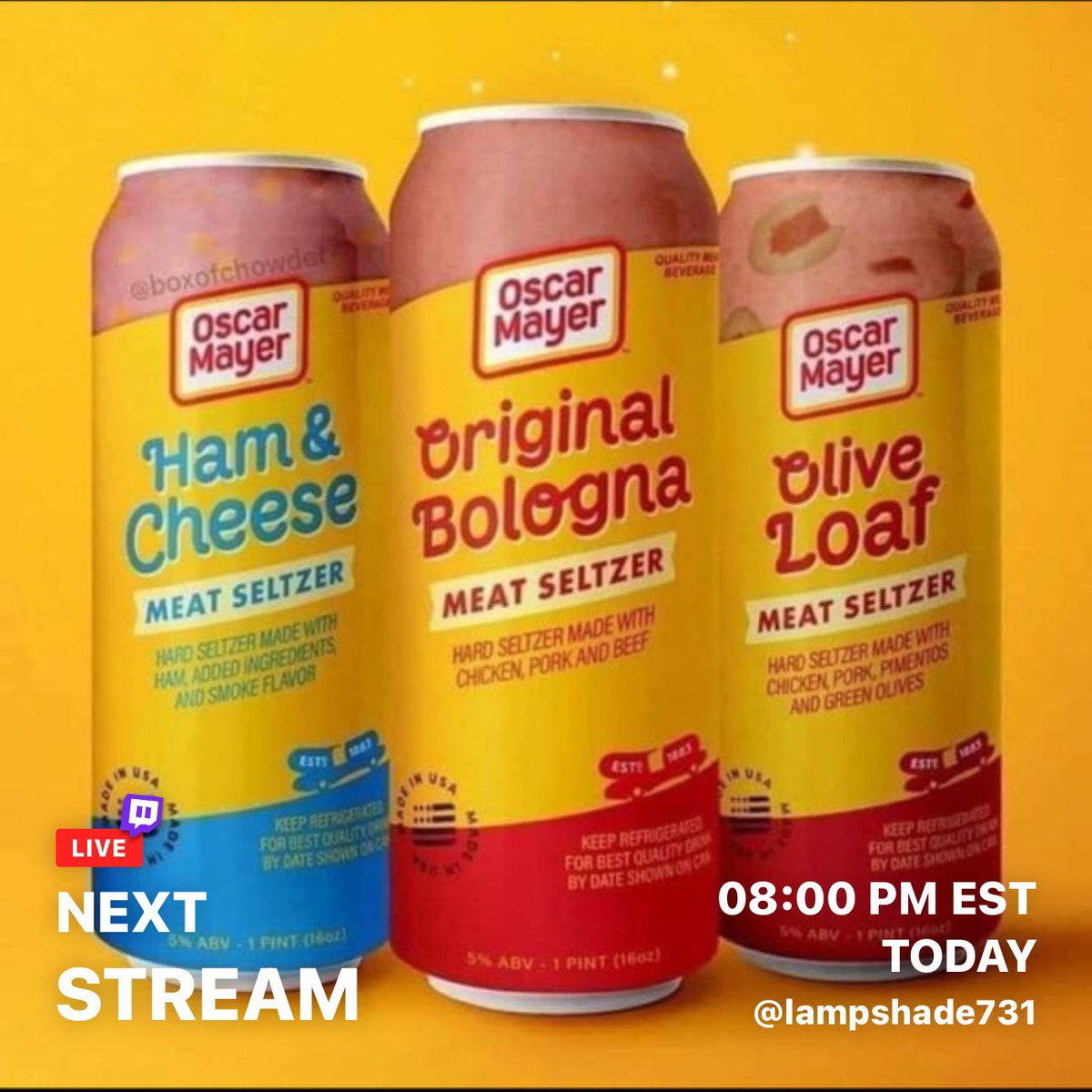 Lampshade731 (@lampshade731) on Twitter photo Stop by and grab a meat seltzer tonight, 🫶 <a href="/WaxExpensive/">𝘌𝘌 Wax Expensive</a> <a href="/JChristian3rd/">JChristian3rd</a> <a href="/ItsOroche/">itsOroche</a> <a href="/Kroger_brand_/">Kroger_brand_</a> <a href="/LilErick21/">EVOR_GBN</a> <a href="/MostFatalTurtle/">Zack Owens</a> <a href="/Streddy_gaming/">Streddy</a> <a href="/mcnealpaul293/">Stormy95</a> <a href="/1KevWilks/">Kev Wilky</a> <a href="/Coruptify_/">Coruptify</a> <a href="/UhhlergicFPS/">Uhhlergic</a> <a href="/Tepkowski/">Tep 〽️</a> <a href="/Shadowf1ux/">Shadowf1ux Gaming</a> <a href="/roboturnergames/">roboturner</a> <a href="/WoodsOnAWood/">Woodsらあさまな</a> Stop by and grab a meat seltzer tonight, 🫶 <a href="/WaxExpensive/">𝘌𝘌 Wax Expensive</a> <a href="/JChristian3rd/">JChristian3rd</a> <a href="/ItsOroche/">itsOroche</a> <a href="/Kroger_brand_/">Kroger_brand_</a> <a href="/LilErick21/">EVOR_GBN</a> <a href="/MostFatalTurtle/">Zack Owens</a> <a href="/Streddy_gaming/">Streddy</a> <a href="/mcnealpaul293/">Stormy95</a> <a href="/1KevWilks/">Kev Wilky</a> <a href="/Coruptify_/">Coruptify</a> <a href="/UhhlergicFPS/">Uhhlergic</a> <a href="/Tepkowski/">Tep 〽️</a> <a href="/Shadowf1ux/">Shadowf1ux Gaming</a> <a href="/roboturnergames/">roboturner</a> <a href="/WoodsOnAWood/">Woodsらあさまな</a>