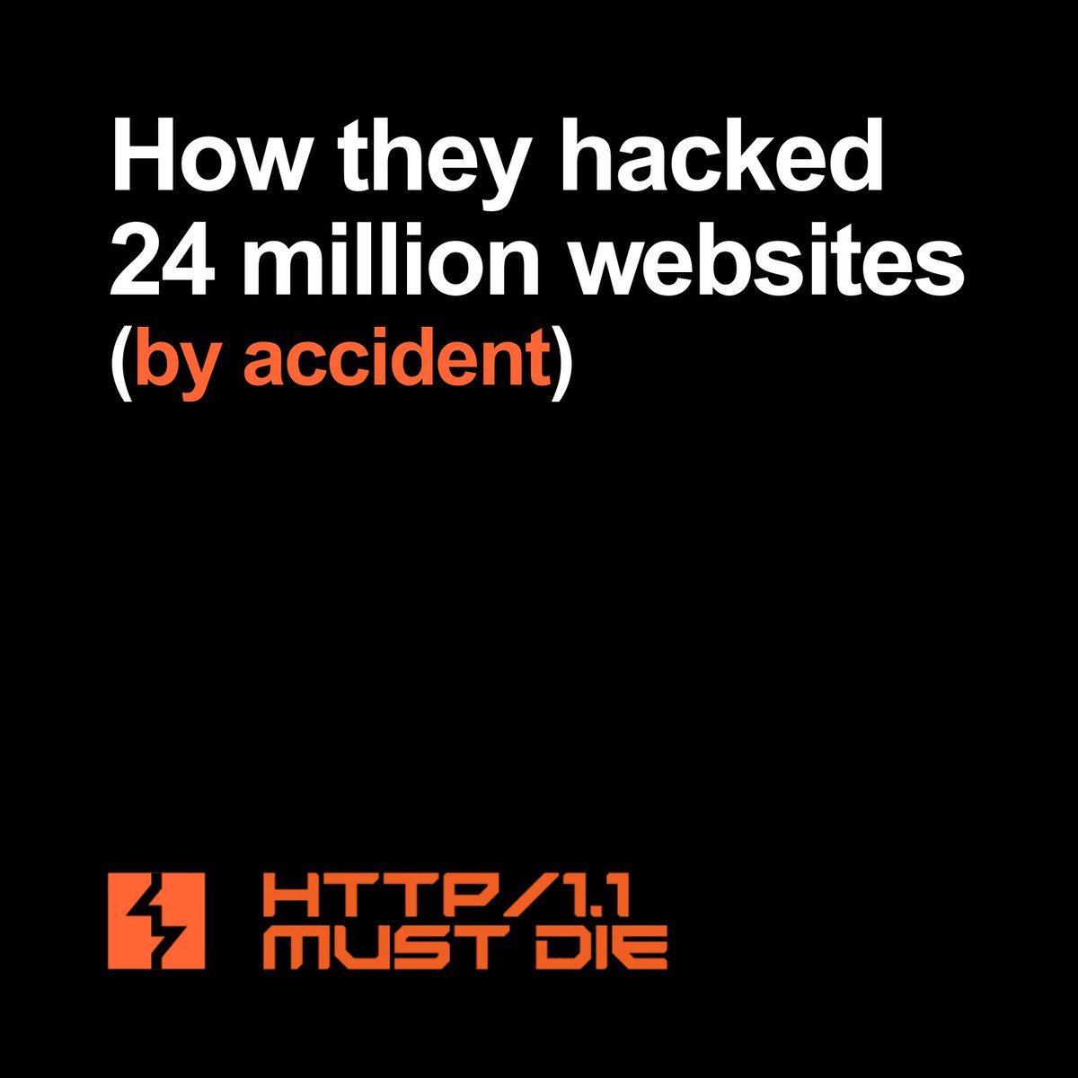 Web Security Academy (@websecacademy) on Twitter photo How they hacked 24 million websites... by accident! 😮
A simple investigation into a redirect bug turned into one of the largest accidental website compromises <a href="/albinowax/">James Kettle</a> has ever seen.
Security researcher <a href="/wannesnice/">groeneappel ⵣ</a> found an H2.0 desync on a Heroku-hosted site behind How they hacked 24 million websites... by accident! 😮
A simple investigation into a redirect bug turned into one of the largest accidental website compromises <a href="/albinowax/">James Kettle</a> has ever seen.
Security researcher <a href="/wannesnice/">groeneappel ⵣ</a> found an H2.0 desync on a Heroku-hosted site behind