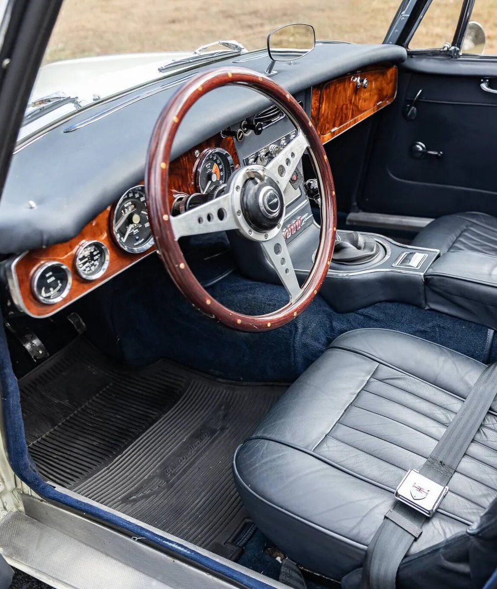 HemmingsNews's tweet image. A timeless classic in pristine form: this 1967 Austin-Healey 3000 Mk III BJ8 2+2 Convertible shines in restored white with a fully refreshed blue interior🌟🚗

Available Now bit.ly/3Ut9eqc

#AustinHealey #ClassicCars #ConvertibleLife #VintageBritishCars #HemmingsFinds
