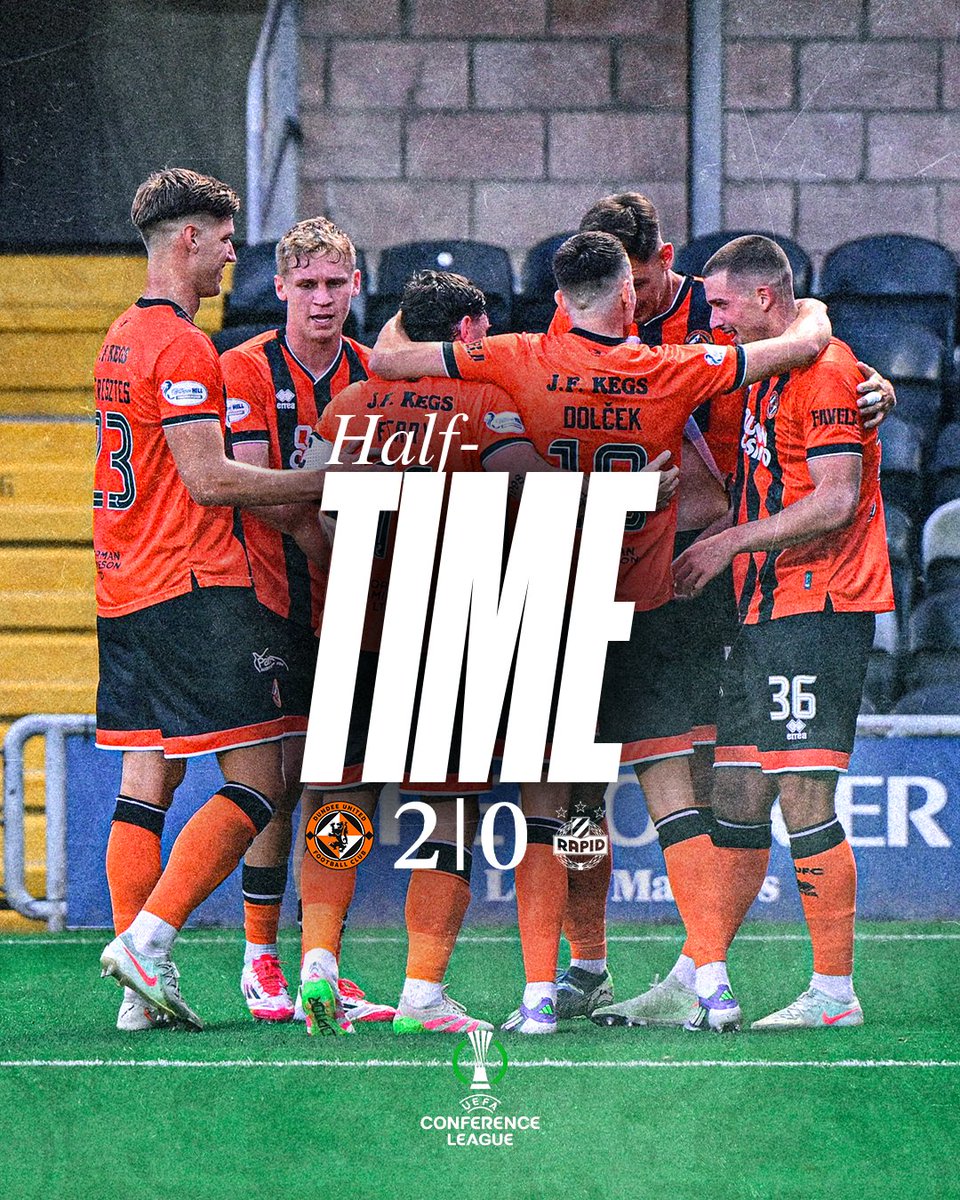 A blistering first half and we lead by two 💪

🍊 2️⃣-0️⃣ 🟢 | #UTDSKR | #UECL