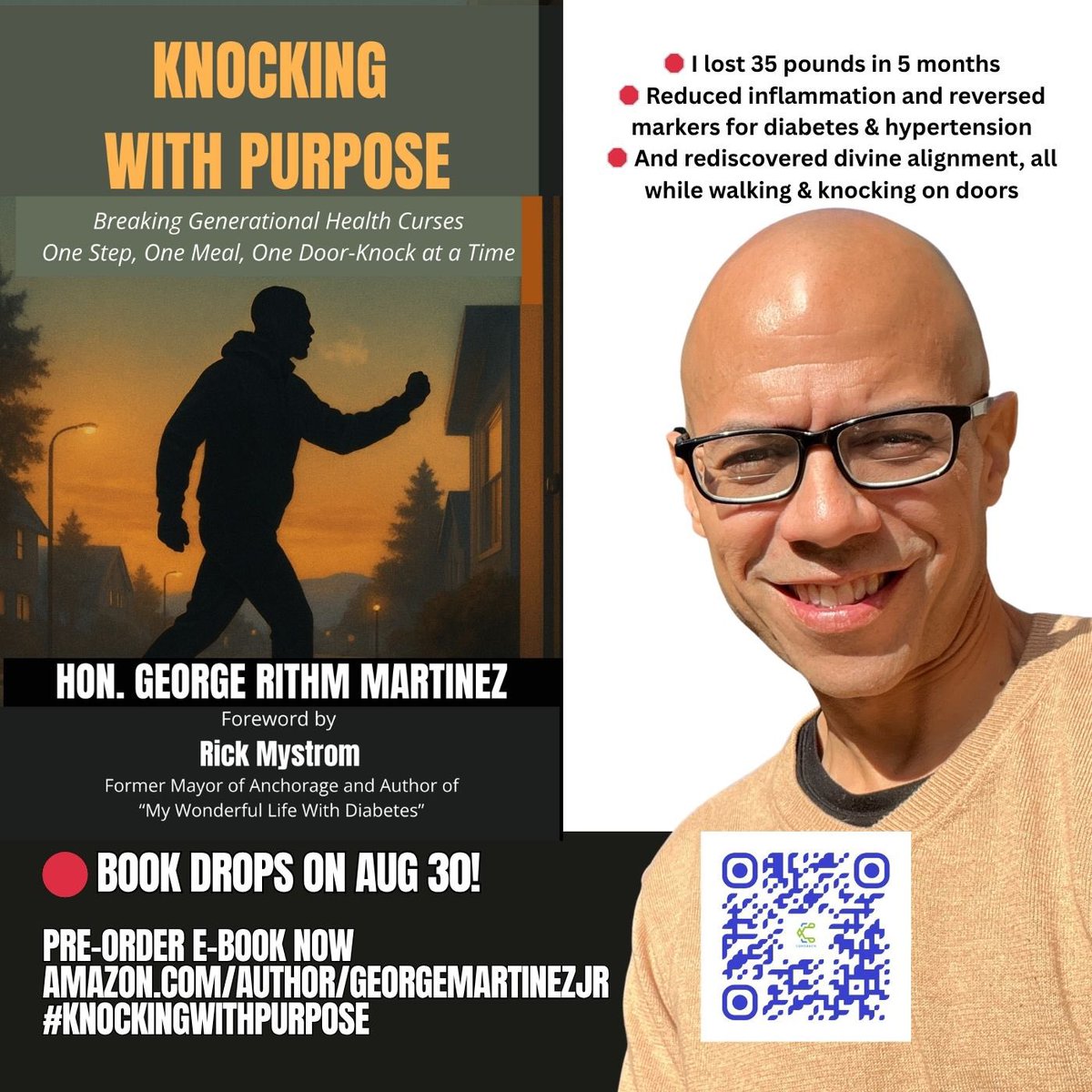 holageorge's tweet photo. Let’s break generational health curses together! E-book is now available for pre-order, paperback is on the way! #knockingwithpurpose https://t.co/QjwDdFsYpV