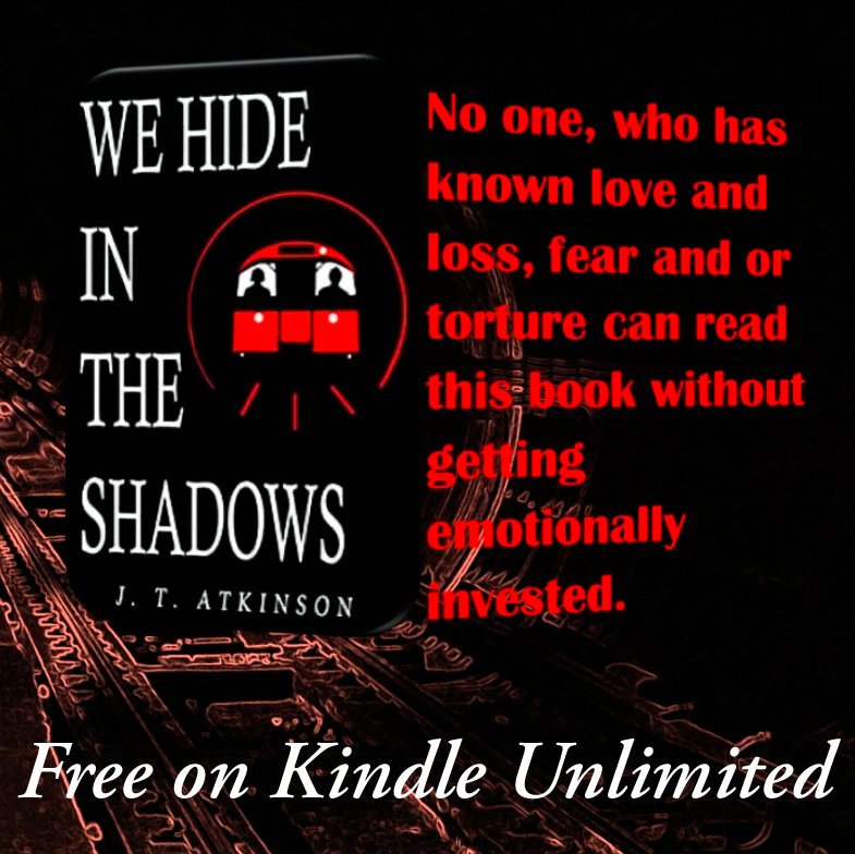"Perfect for fans of #JamesHerbert, #DeanKoontz and #StephenKing."
A reviewer.

We Hide in the Shadows by J T Atkinson.

A heart-pounding thriller of terror and suspense.

#Free on #KINDLEUNLIMITED

amazon.com/dp/B09K6SM59D/…

#read #mustread #thriller #KU #paranormal #Supernatural