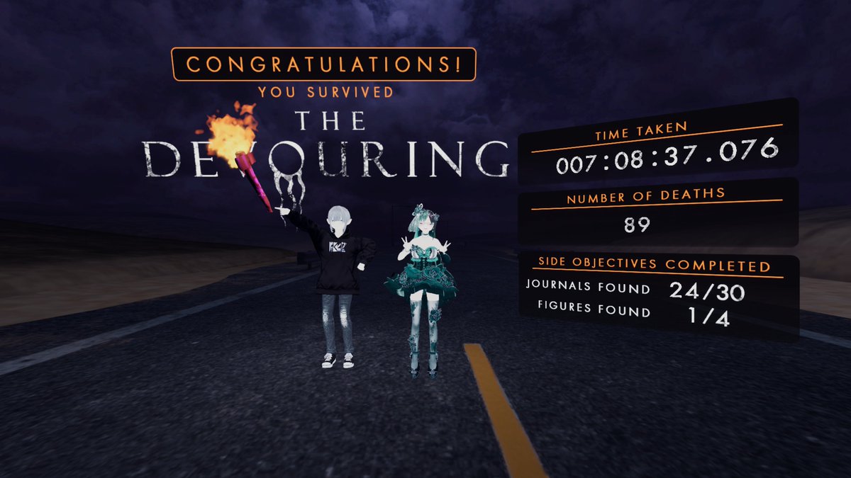 menimonox3's tweet photo. 長尺配信ご視聴ありがとうございました！！！！！
ホラーワールド『The Devouring』クリア！！！！！！！！！
ほんまに嬉しい～～～～二人で頑張ったぞ！
ぜひチャンネル登録・高評価よろしくお願いします！🙏

#TheDevouringVR https://t.co/voMmXcunON