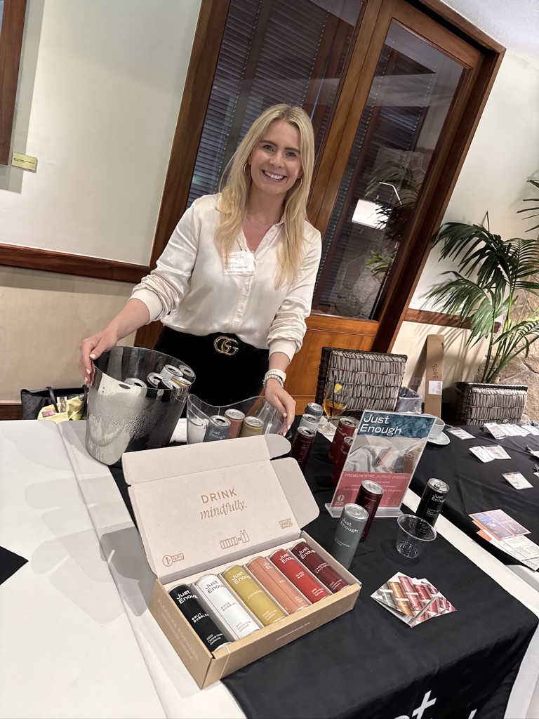 HawaiiAngels's tweet photo. Just Enough is a female-owned premium canned wine company that produces award-winning, vintage-specific wines in portion-controlled formats for on-the-go consumers. (San Diego)

https://t.co/eEGcm4aefY https://t.co/n4oXJclxoU