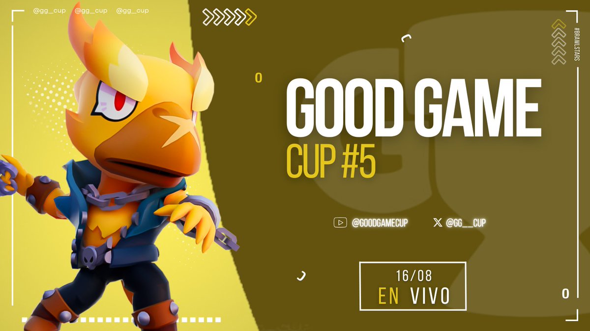 ¡TENEMOS NUEVA EDICIÓN DE GG CUP!

Después de unas semanas de espera y muchos torneos de por medio les traemos la quinta edición de la Good Game Cup!!

Está vez con formato doble eliminación!

#GoGGCup 💛