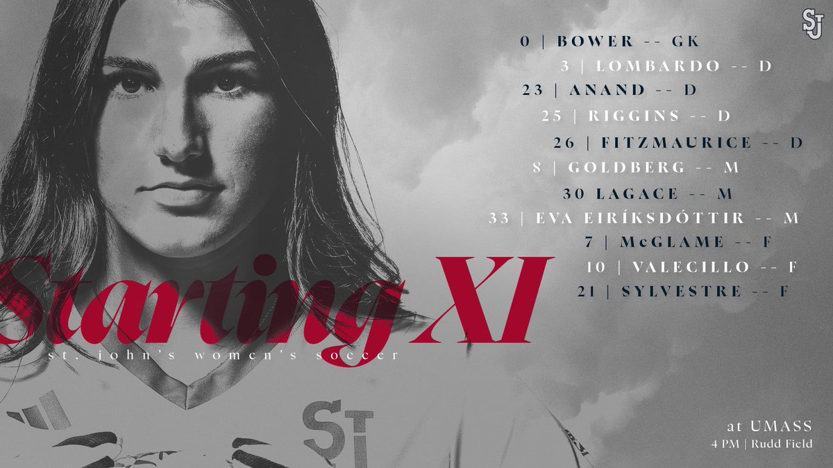For the first time in 2025…today’s Starting XI!! 🔴⛈️

📺: ESPN+ 
📊: bit.ly/416nf0V

#RedStorm