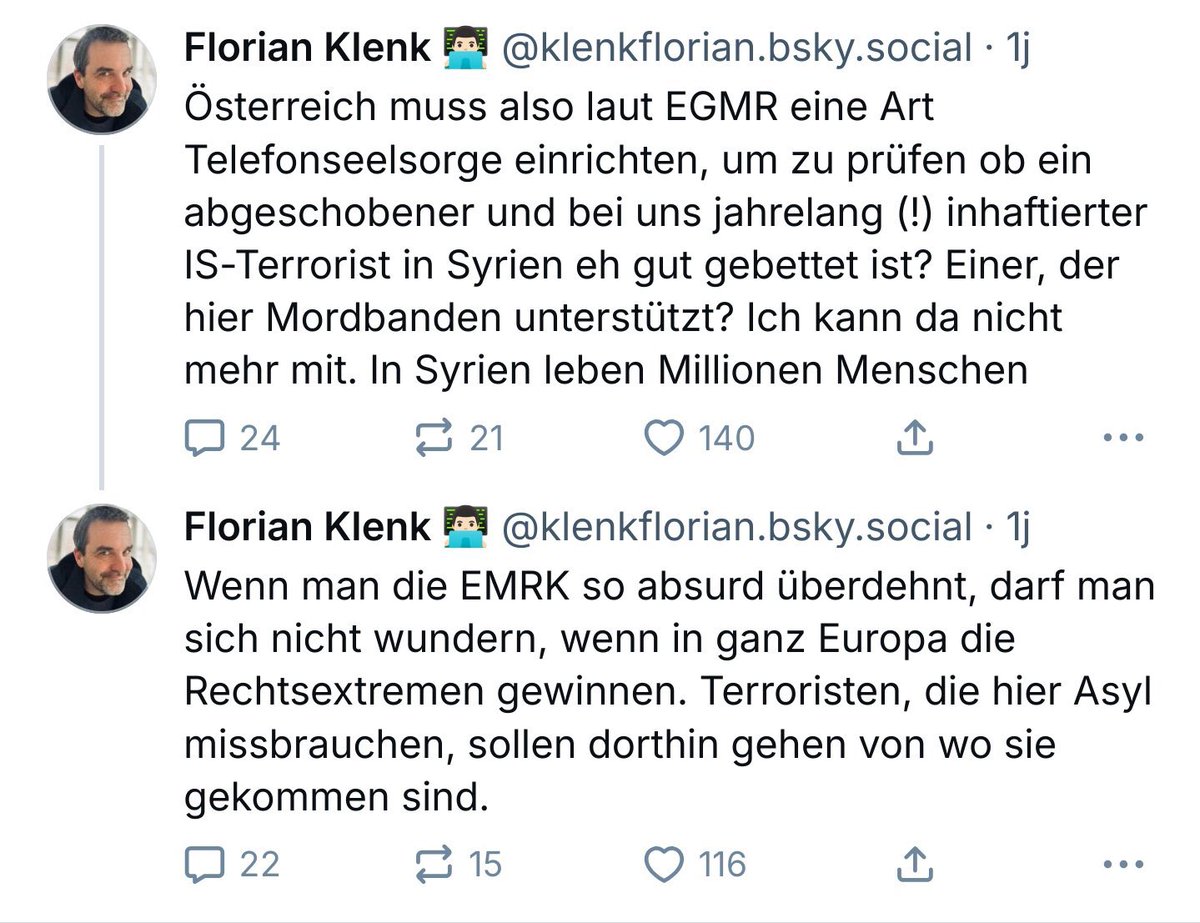 GMRaidl's tweet image. Der #EGMR schützt lieber illegal eingedrungene Terroristen, als hier lebende Europäer. Dazu hat ihn niemand beauftragt. Das wird sogar manchen Linken jetzt zuviel. @ECHR_CEDH