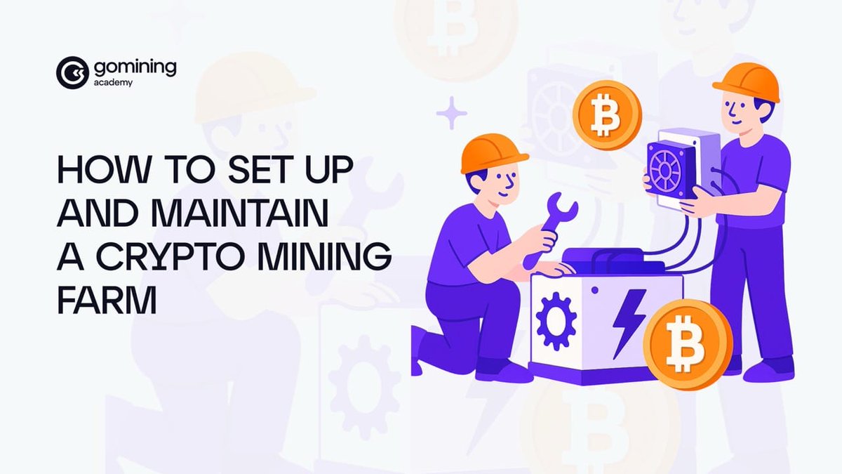 🏭 Think mining farms are just rows of rigs? Think again.

Our latest guide covers everything from choosing the right hardware to cooling, power, scaling, and security.

Here’s what you’ll learn 🧵👇