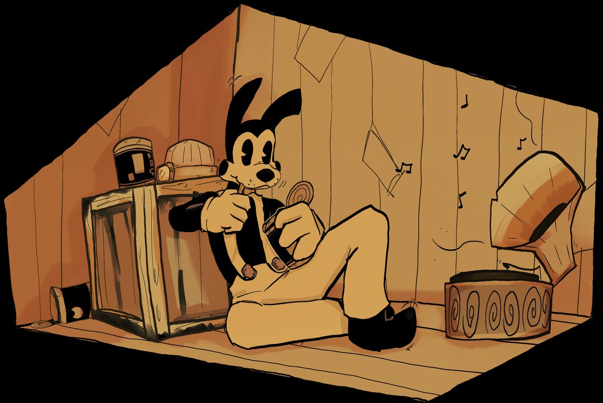 Eyes_Plastic_'s tweet photo. Boris doodle
#BENDY #lonewolf  #lonewolftommorow #BATIM https://t.co/nx4CLnl9Je