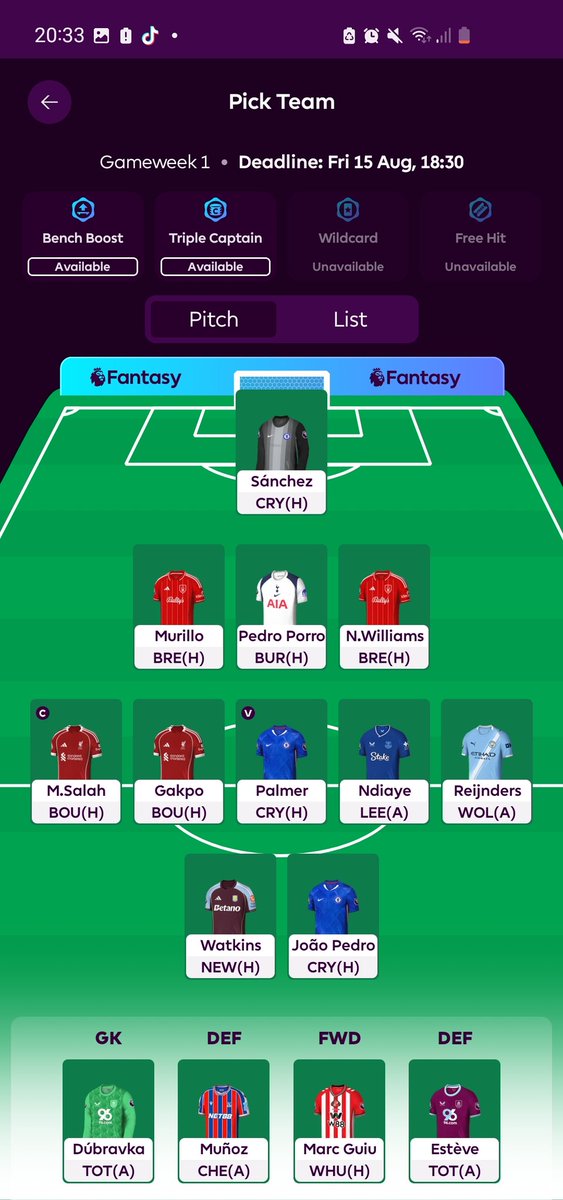 JamesCammack's tweet photo. @FPL_Evie Currently on this: https://t.co/YYQ5XlN00w