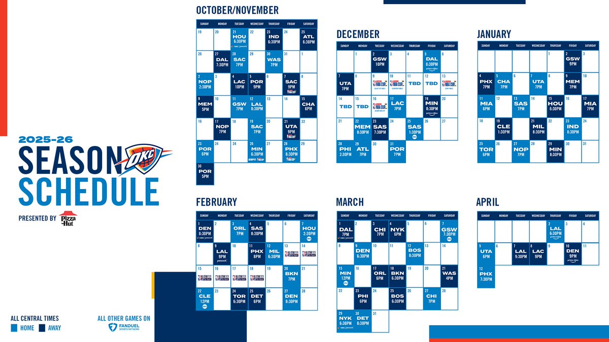 Season is set ✔️

Add our schedule to your calendar today 📲 bit.ly/3UZ07xD