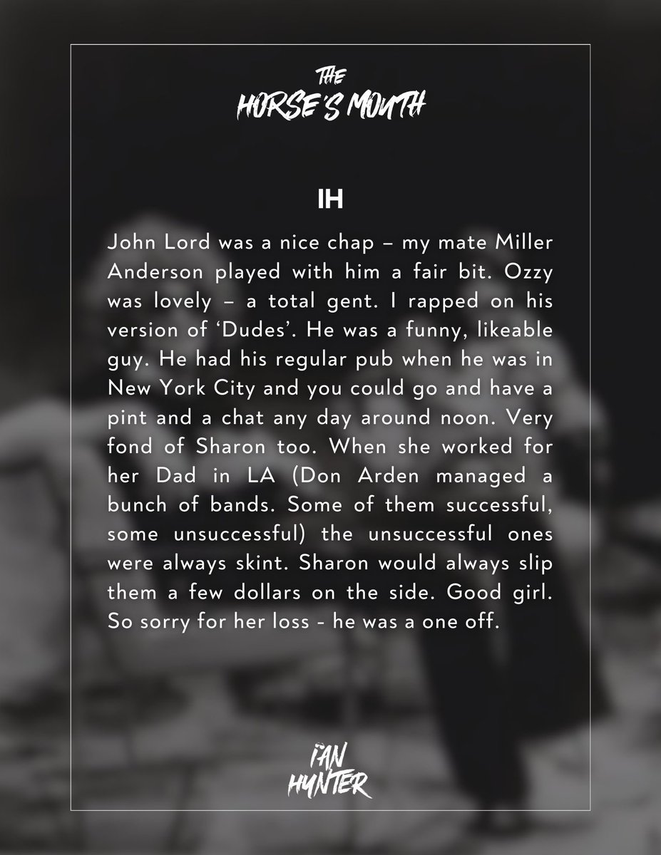 Ian Hunter tweet media