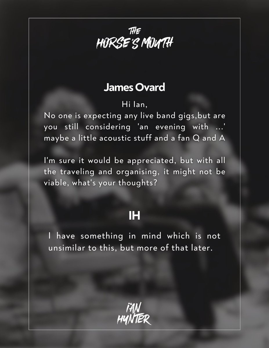 Ian Hunter tweet media