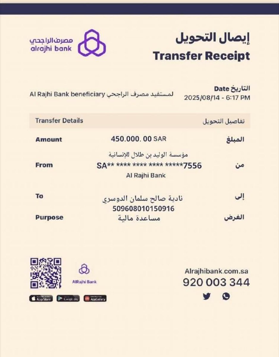 مكتب الدعم المالي الخيري tweet media