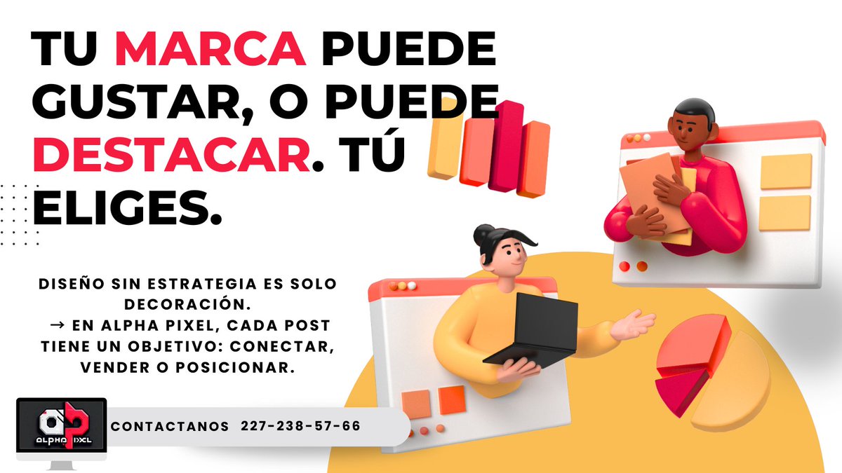 alphapixel985's tweet photo. Si buscas que tu marca transmita profesionalismo y creatividad 🧑🏻‍💻
En Alpha Pixel tenemos la fórmula perfecta. 🙌🏻
#AlphaPixel #MarketingVisual #DiseñoGráfico #Branding #CreatividadQueInspira https://t.co/IyZV9mf1bK