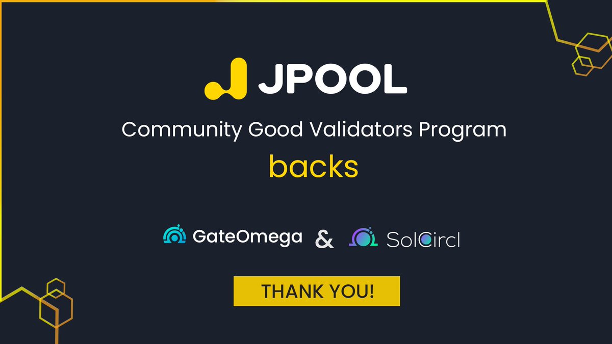 GateOmega's tweet image. 🚀High-performance chain, high-standards community. 🤝Appreciate @JPoolSolana’s Community Good support for SolCircl—it keeps independent teams moving. We’ll keep shipping tools for Solana stakers and validators. #jpool #solana #solcircl
🔗docs.jpool.one/technical-deta…