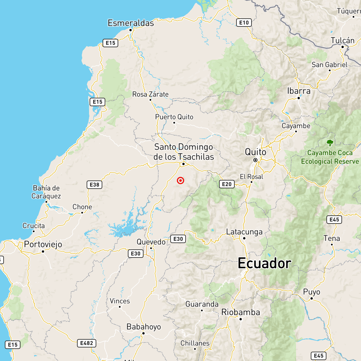 IGecuador's tweet photo. [PRELIMINAR]
Evento: igepn2025pwpb
Ocurrido: 2025-08-14 14:37:48
Mag.: 4.0M
Prof.: 5.0 km
Lat.: 0.406° S
Long.: 79.197° W
Localizado: a 18.66 km de Sto Domingo, Sto de los Tsachilas
Sintió este sismo? Repórtelo: https://t.co/OpaYCZanan https://t.co/Z7cA2YdDgT