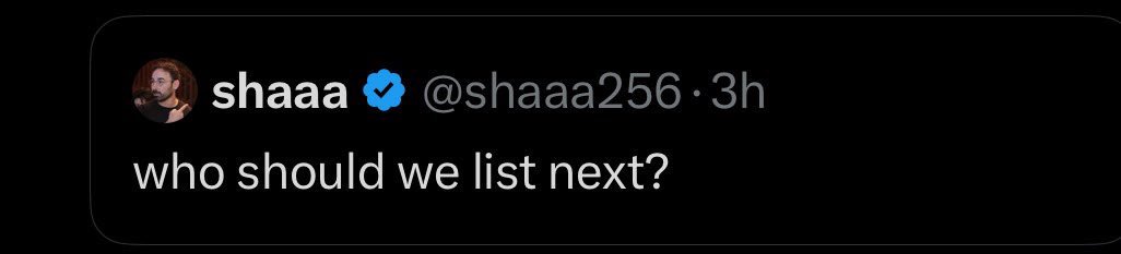 Hey <a href="/shaaa256/">shaaa</a> 👋

You should list $DOG (Bitcoin) next on <a href="/coinbase/">Coinbase 🛡️</a> 

Repost to sign!🔁📝
