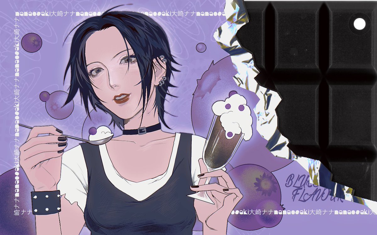 blueberry latte flavour 
#nana