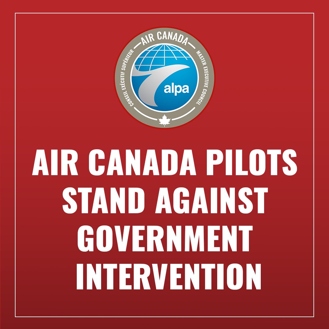 We stand against government intervention and ask for the Air Canada Flight Attendants’ collective bargaining rights to be respected.