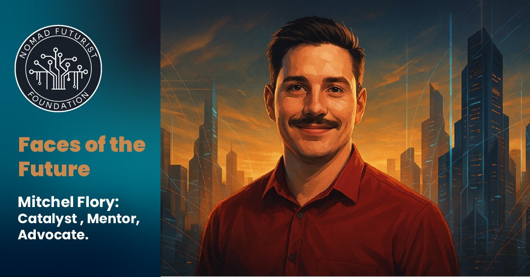 🌍 Faces of the Future | Mitchel Flory, @‌NomadFuturist Advocate

“Nomad Futurist means believing in a better tomorrow by investing in the #NextGen.”

We’re bringing real opportunities—like data center tours, industry events &amp; mentorship—to students &amp; educators.

📩 DM us to join