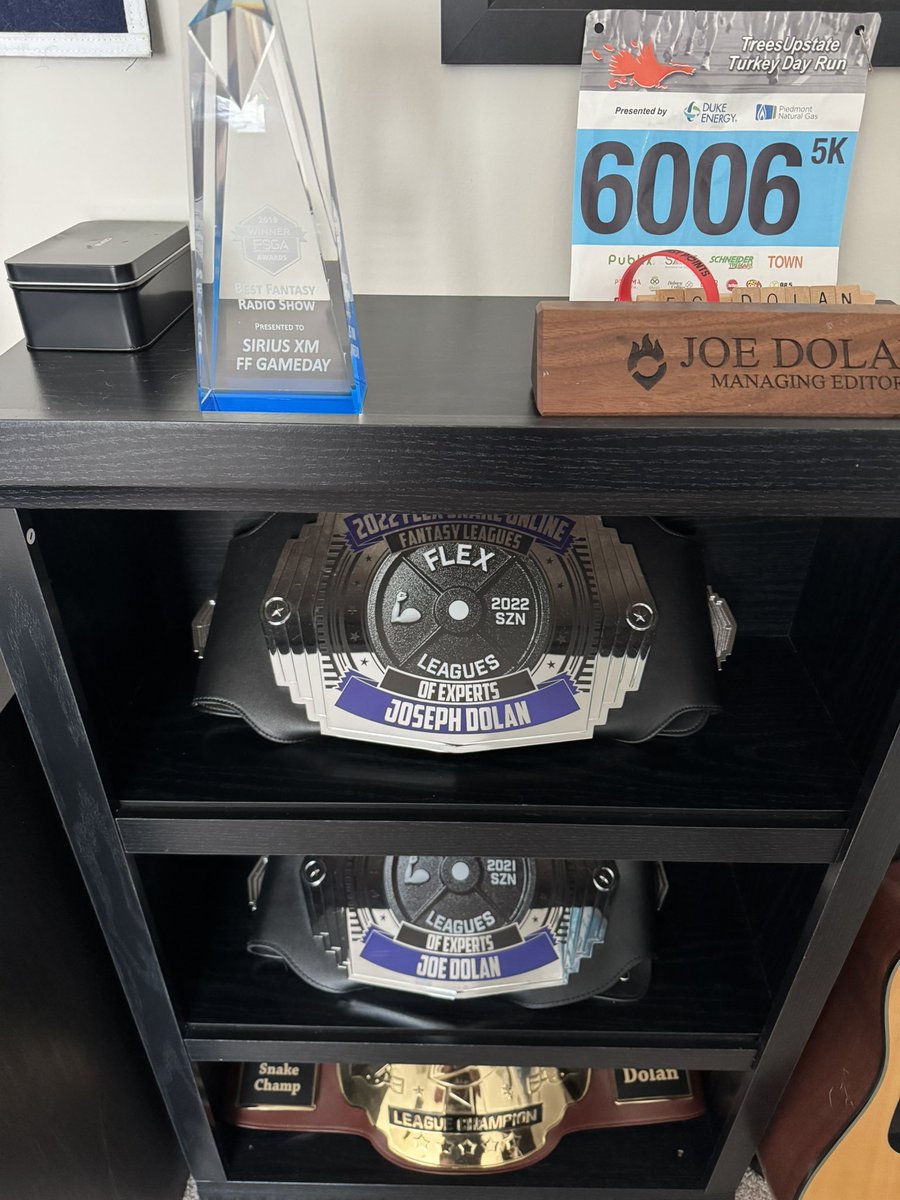 Joe Dolan (@fg_dolan) on Twitter photo I’m a three-time <a href="/FLEX_Leagues/">FLEX Leagues</a> champ. Looking to add to my hardware tonight (and to need another cabinet) at 8 PM. I drew the #1 pick.
Draft is live on <a href="/SiriusXMFantasy/">Fantasy Sports Radio</a>! I’m a three-time <a href="/FLEX_Leagues/">FLEX Leagues</a> champ. Looking to add to my hardware tonight (and to need another cabinet) at 8 PM. I drew the #1 pick.
Draft is live on <a href="/SiriusXMFantasy/">Fantasy Sports Radio</a>!