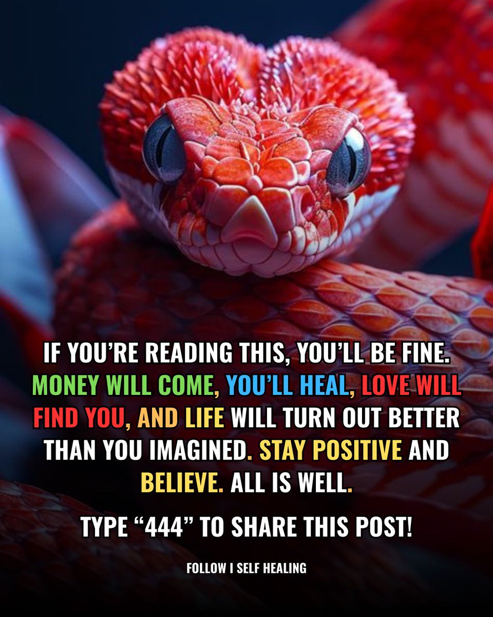 🚨 BELIEVE IN GOOD THINGS. 

TYPE "444"!