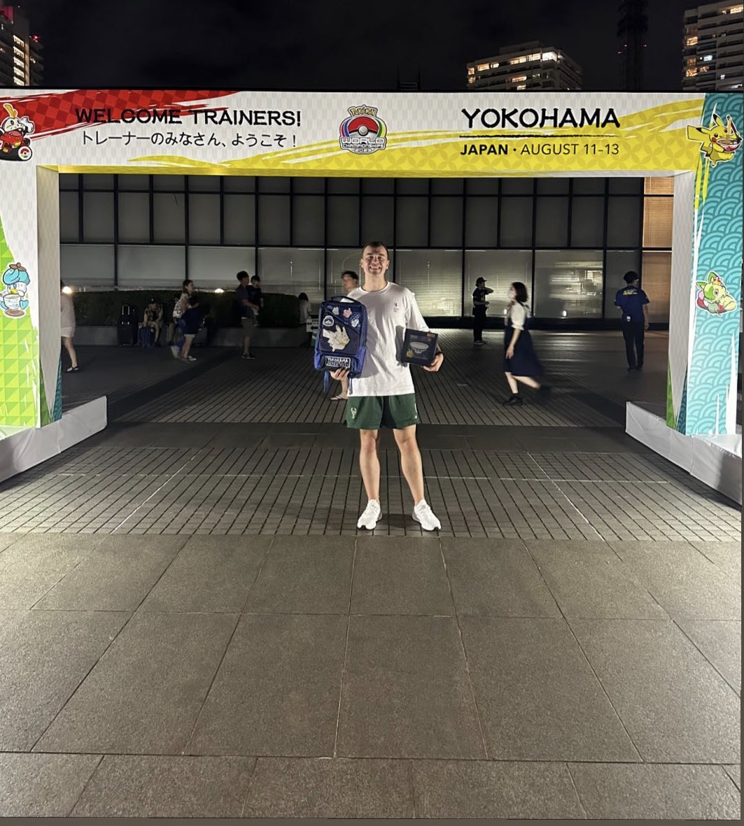 SteffaniWilley's tweet photo. @REALMizkif I just told you about my son playing at @Pokemon Worlds in Japan!!! Here’s some pics!!! Hope you enjoy!!! Love watching you!!! 
#PokemonWorlds #Pokemon #PokemonMom #ProudPokemonMom #Mizkif
#RealMizkif https://t.co/2ghTRmGjwH