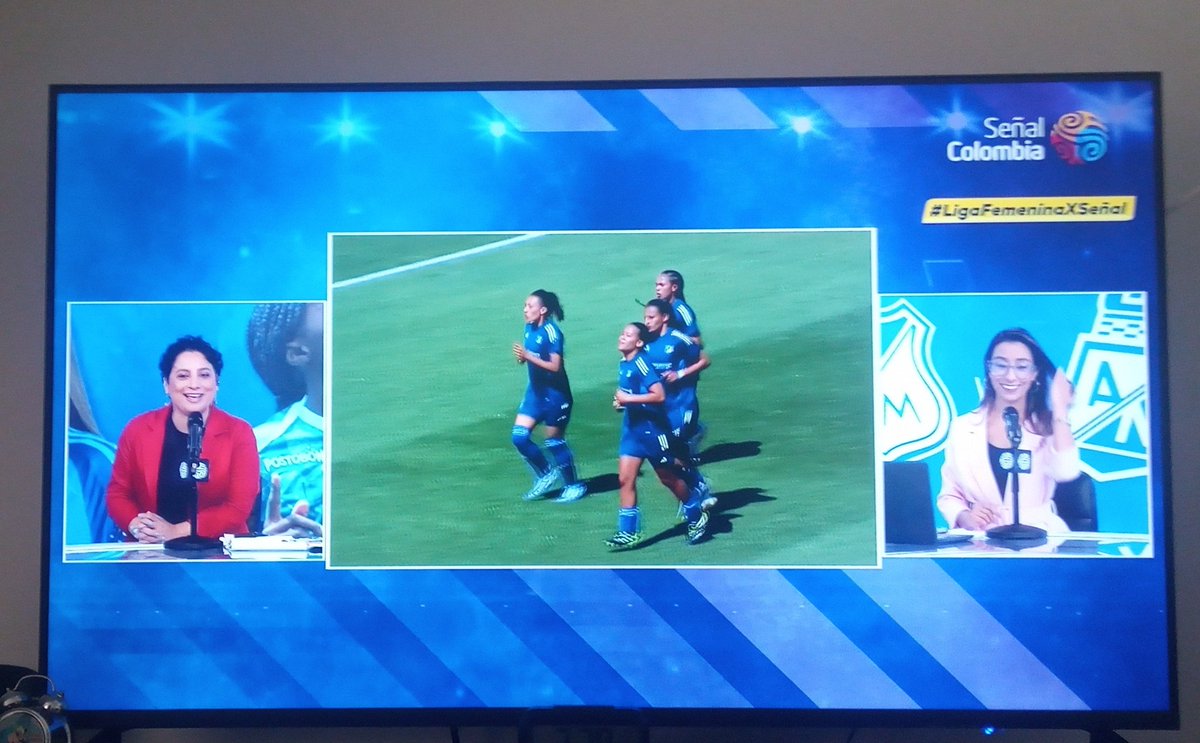 #LigaFemeninaXSeñal
<a href="/SenalDeportes/">Señal Deportes</a> <a href="/mafeland89/">Maria Fernanda Franco Luna</a> <a href="/JulieTorresG/">Julie Torres</a>  Saludos desde tuluá valle 🇧🇬 para las Damas del deporte. Gracias <a href="/orduzrubio/">Carlos Orduz</a> por llevar el fútbol femenino hasta nuestros hogares