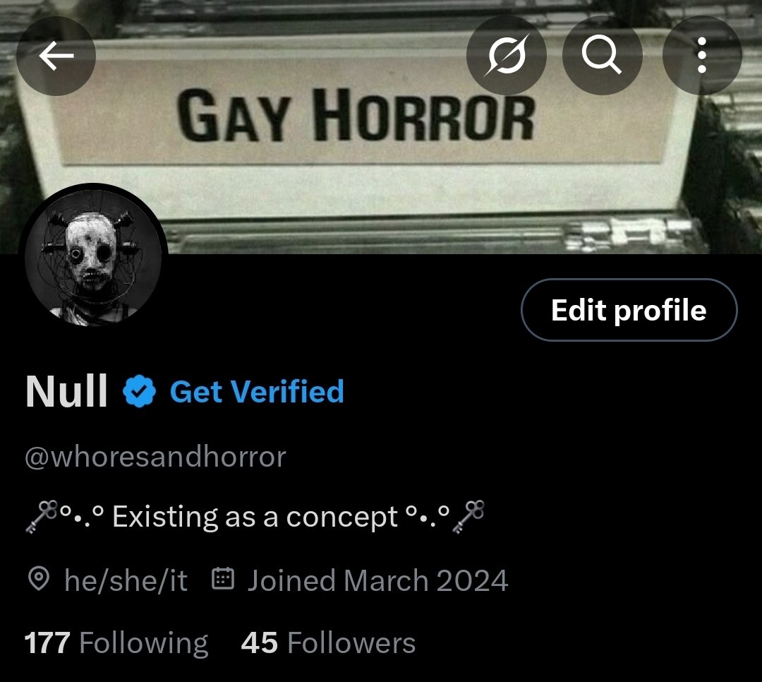 Null (@whoresandhorror) / Posts / X