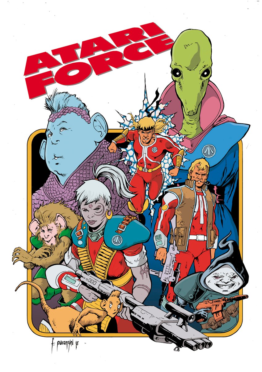 FParonzini's tweet photo. Atari Force , who remember this comic ? https://t.co/mXRD0EYFMi