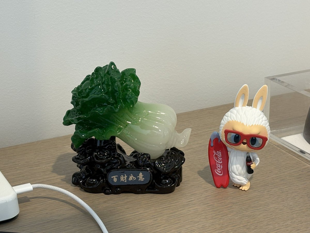 A second object has hit my desk