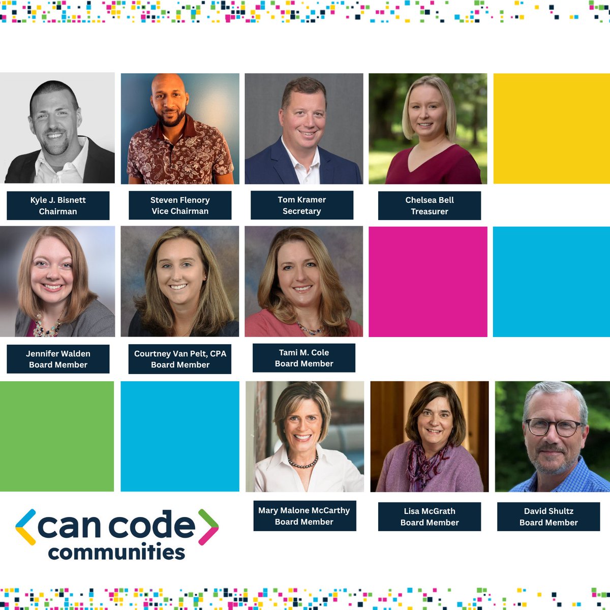 CanCodeOrg's tweet image. Meet our FY 2025-26 Board of Directors—visionary leaders breaking barriers & creating pathways for underrepresented communities in tech. Stay tuned for intros & inspiring stories! Learn more: cancode.org/about/our-boar… #CanCodeCommunities #TechForAll #TechEquity