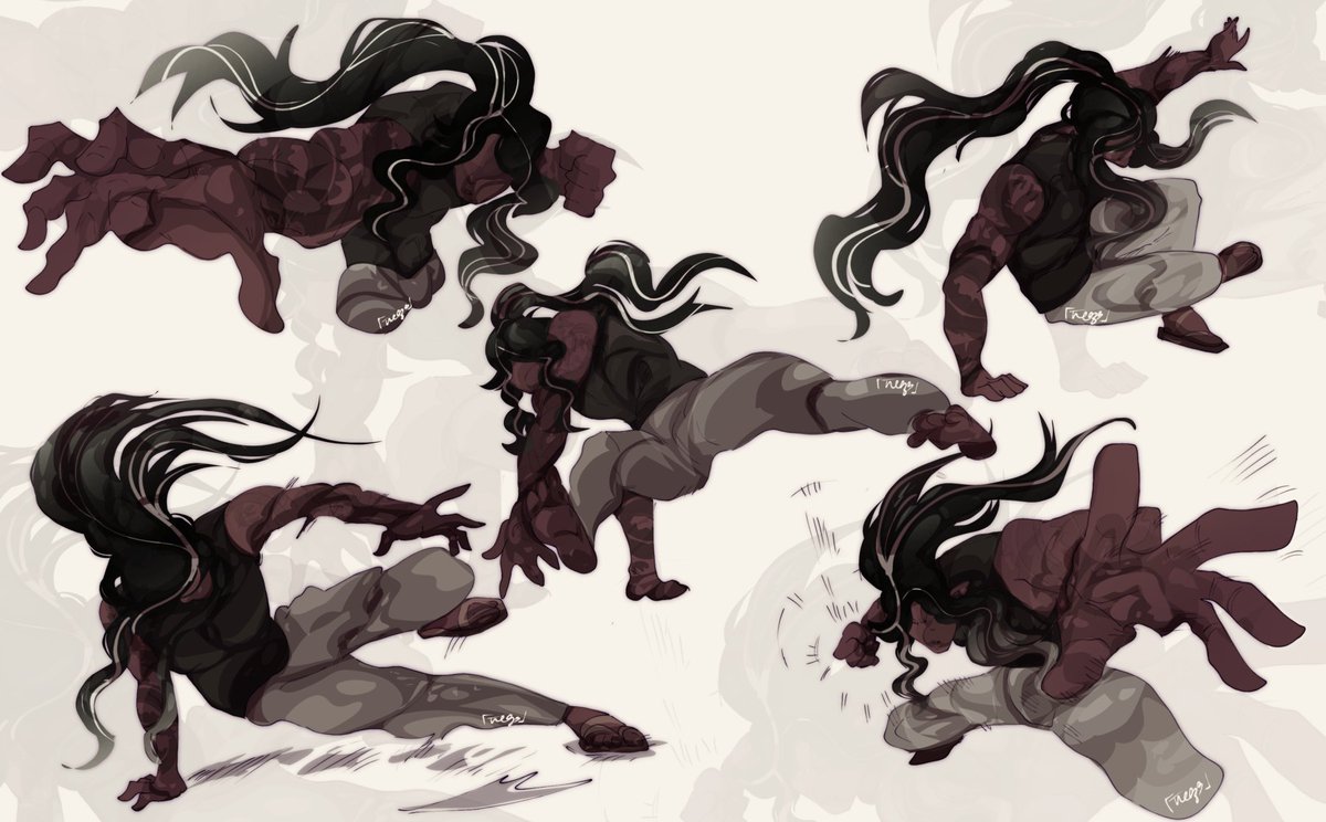 TheOreoz's tweet photo. Hard moves Dark Cacao 

[Anatomy practice + redraw!] 

#cookierun #cookierunkingdom #darkcacaocookie https://t.co/JBYNZK9MVY