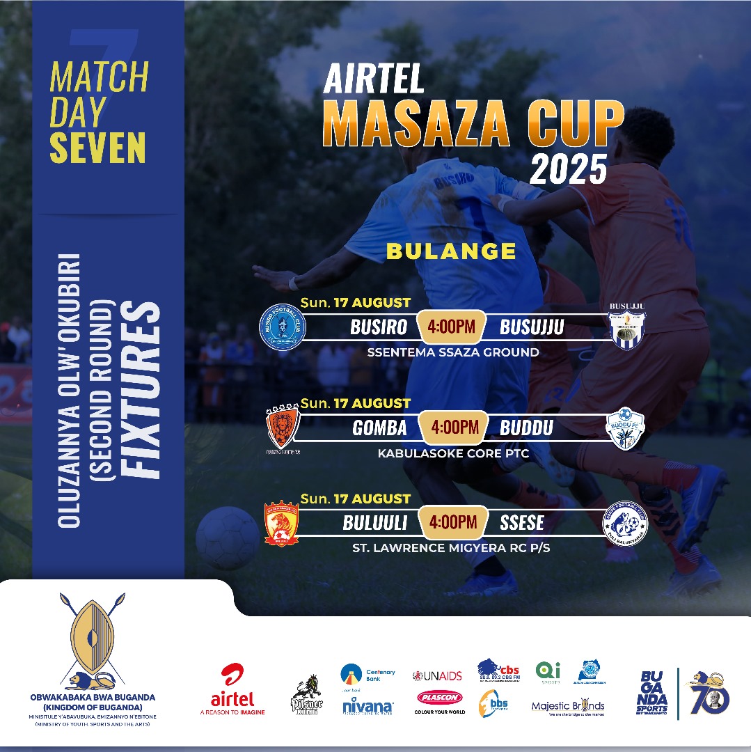 ISAH KIMBUGWE (@isahkimbugwe) on Twitter photo Group to watch is here with match day seven <a href="/MasazaCup_/">Masaza Cup β½</a> <a href="/BugandaKingdom_/">Buganda Kingdom</a> <a href="/cbsfm_ug/">CBS FM UG</a> <a href="/buddu_fc/">Buddu fc Munnyango</a> <a href="/Sazzassesefc/">SSAZA - SSESE F.C</a> <a href="/EssazaBuluuli/">ESSAZA BULUULI</a> <a href="/BBusujju/">Busujju Football Club</a> <a href="/GombaFcLions/">Gomba Ssaza FC #TheMasazaLions</a> <a href="/BClub89743/">BUSIRO FOOTBALL CLUB</a> Group to watch is here with match day seven <a href="/MasazaCup_/">Masaza Cup β½</a> <a href="/BugandaKingdom_/">Buganda Kingdom</a> <a href="/cbsfm_ug/">CBS FM UG</a> <a href="/buddu_fc/">Buddu fc Munnyango</a> <a href="/Sazzassesefc/">SSAZA - SSESE F.C</a> <a href="/EssazaBuluuli/">ESSAZA BULUULI</a> <a href="/BBusujju/">Busujju Football Club</a> <a href="/GombaFcLions/">Gomba Ssaza FC #TheMasazaLions</a> <a href="/BClub89743/">BUSIRO FOOTBALL CLUB</a>