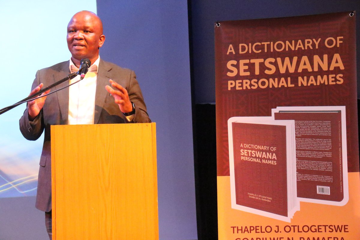eug1979's tweet photo. e-Onomastics: Unveiling #Culture and #History: @UBBotswana Professors Launch #Setswana #Personal #Names #Dictionary https://t.co/0PoAGqQlAl "A Dictionary of Setswana Personal Names" by two academics, Professor Thapelo #Otlogetswe and Dr. Goabilwe #Ramaeba https://t.co/IW3ecRT96D