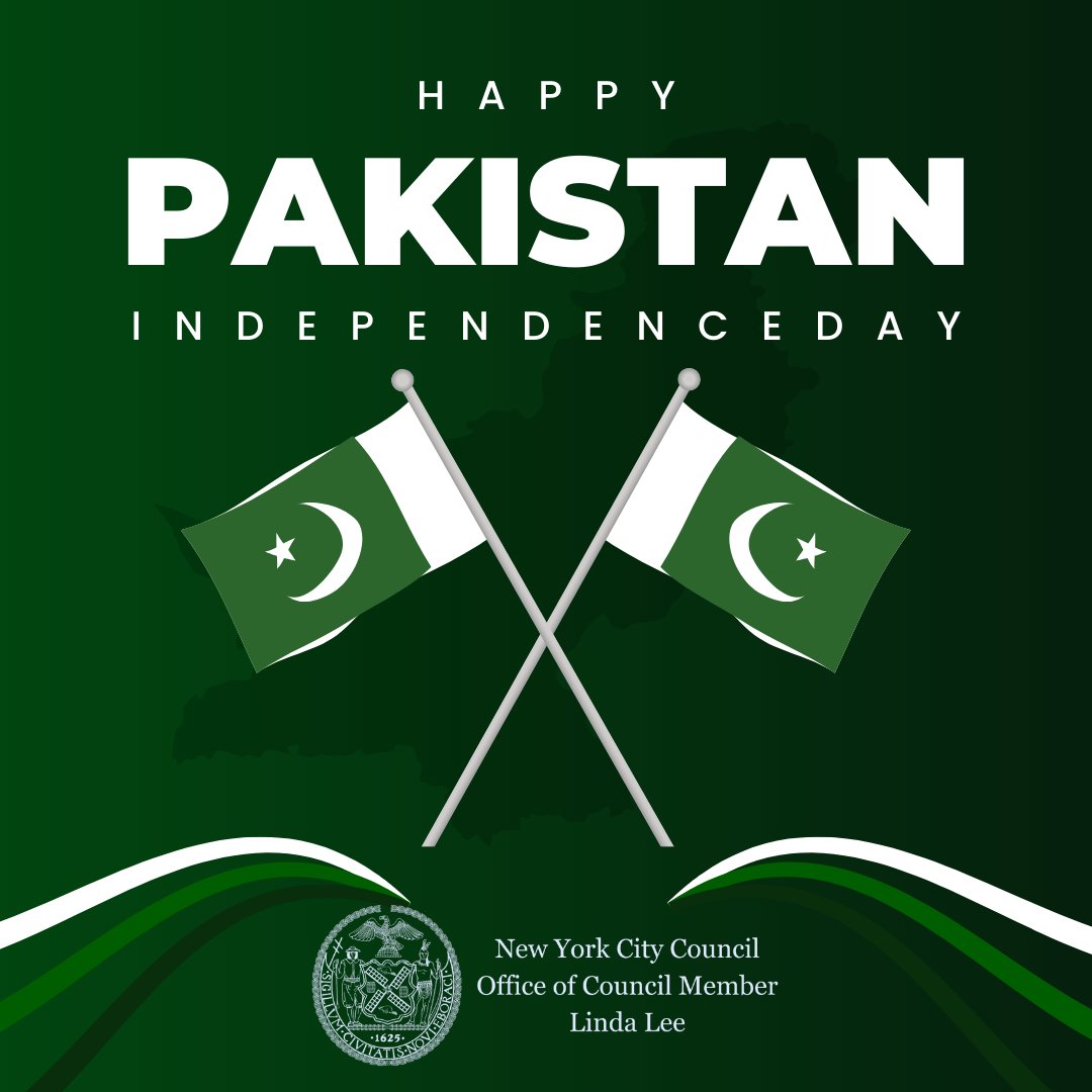 Happy Pakistan Independence Day! Wishing a joyful day of celebration for our Pakistani neighbors across the city!