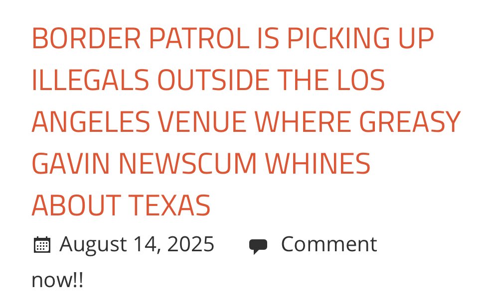 Conspiracy theory: Newsom did it for the bounty.