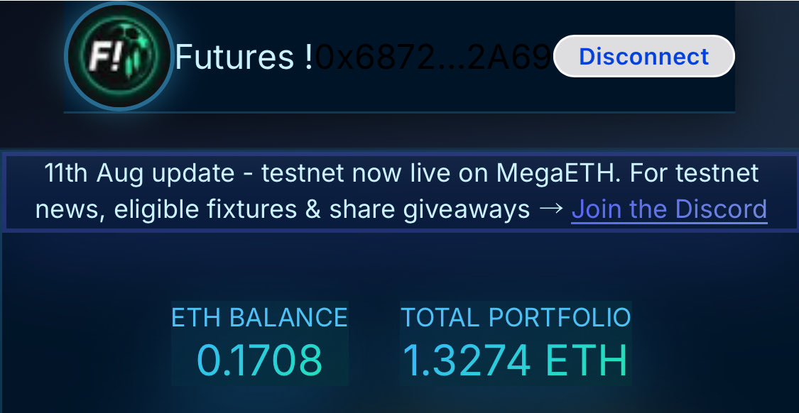 FIFuturesTrader's tweet photo. From 0.2 ETH to 1.5 ETH in a few days…..and if you need a Ref Code for 0.2  ETH - MegaETH on Testnet then use this link. 

https://t.co/Ub9y6qaiPG https://t.co/M4Ls8pWijf