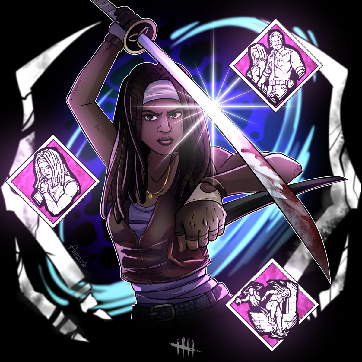 #TheWalkingDead #MichonneGrimes #DeadbyDaylight #Amnezis 🧟⚔️