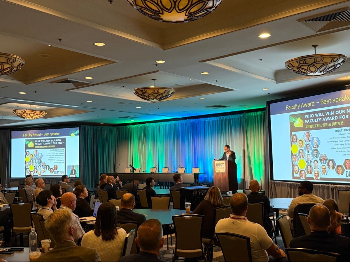 dustcme's tweet image. Phenomenal Welcome this morning from Dr. Ghani! @peepeeDoctor 

#DUST2025 #DUSTCME