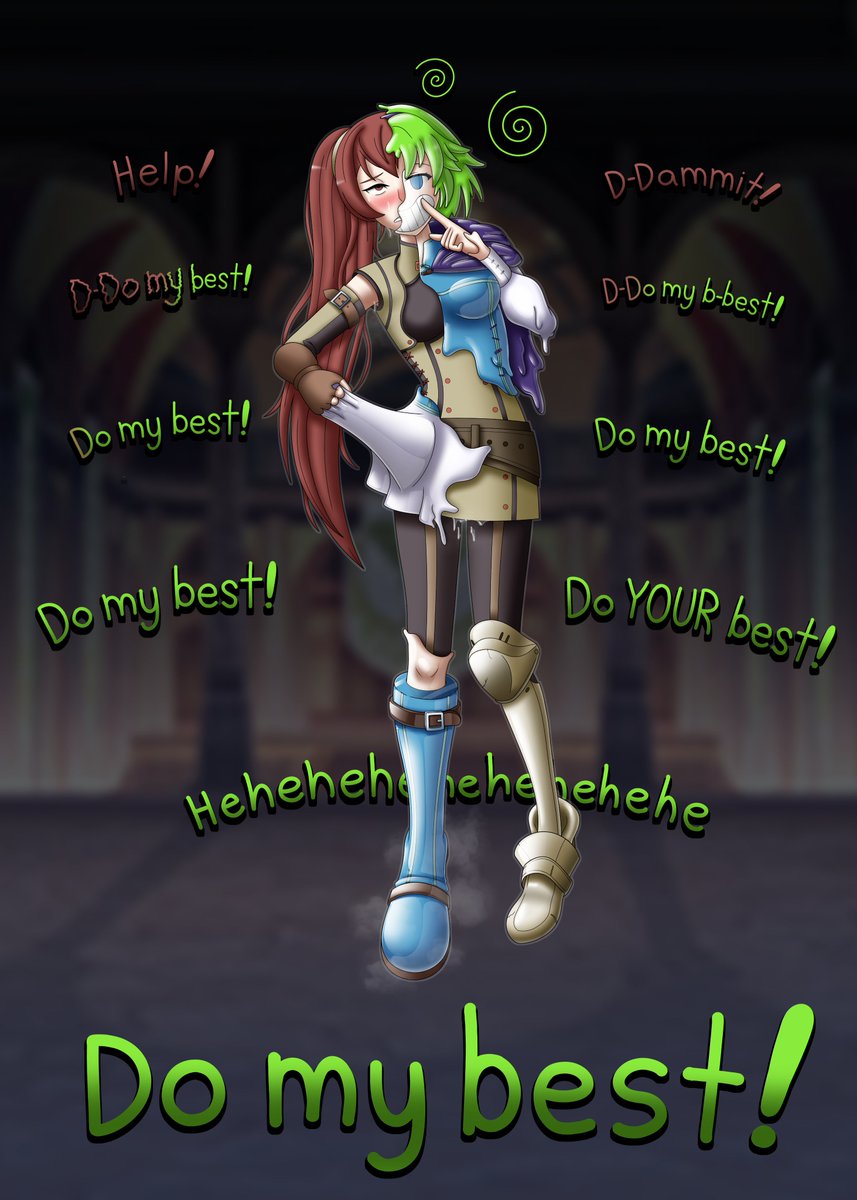 Goop_Sinpai's tweet photo. Some personal art, it's Nino TF yet again! Severa's the most recent one to join in and Do Her Best! Won't you join her? https://t.co/KQPVSzZYWO